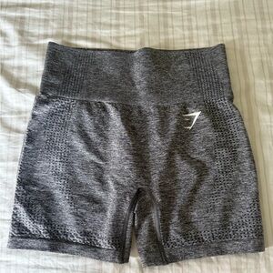 Gymshark Women's Gray High-Waisted Shorts